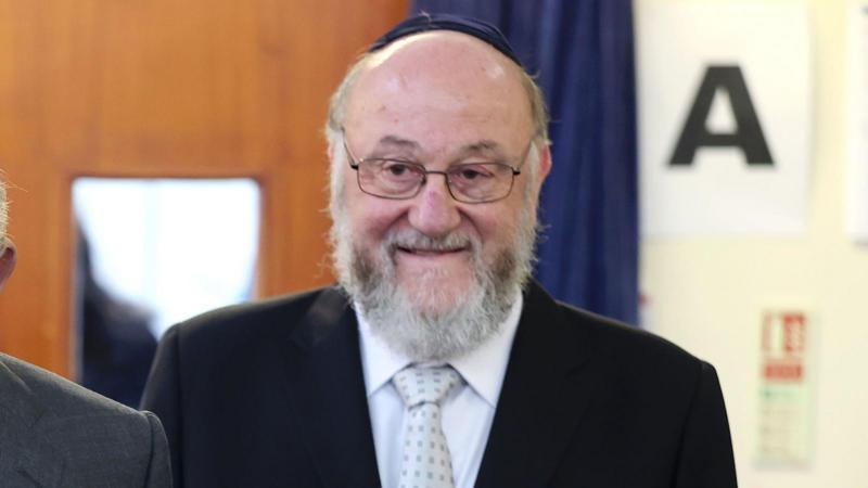 UK chief rabbi says cousin hid for 15 'terrifying' minutes in Bondi attack