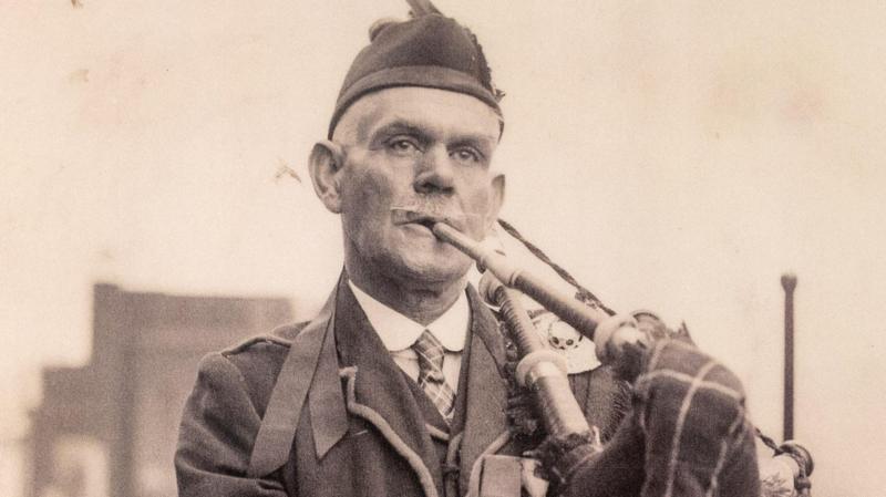 The WW1 piper who marched through gas, bullets and bombs to save his regiment