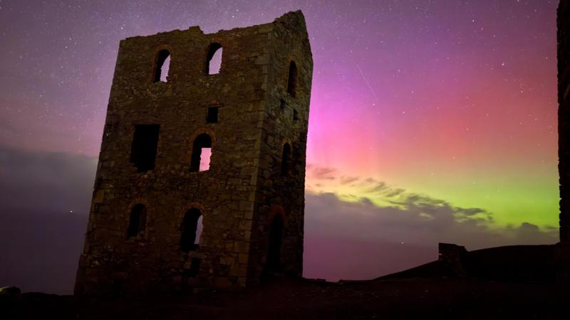 In pictures: Northern lights dazzle for second night across the UK