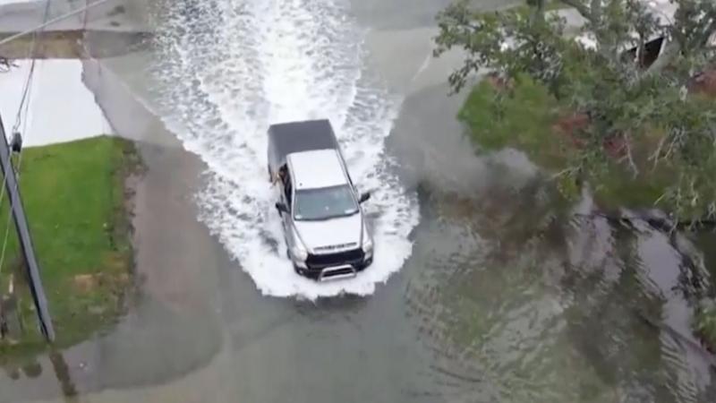 Watch: Heavy rain and flooding as Nor'easter slams multiple US states