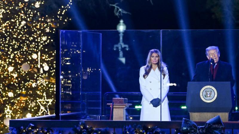 Watch: President Trump and First Lady Melania light National Christmas Tree