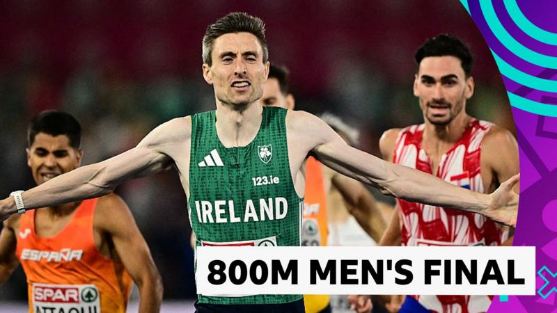 English wins Ireland's first men's gold medal in 800m