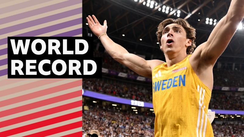 'What a legend!' Duplantis clears 6.30m to break world record