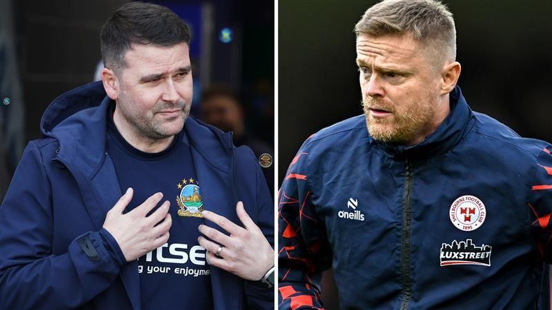 David Healy and Damien Duff