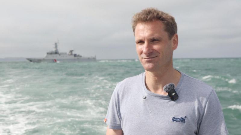 French patrol boat heard firing gunshots during BBC interview in Channel, MP says