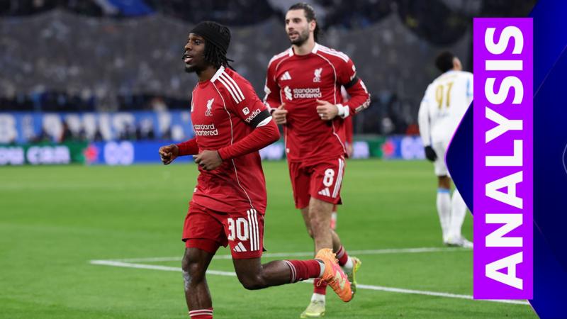 How Slot changed Liverpool's shape to pull off Marseille win