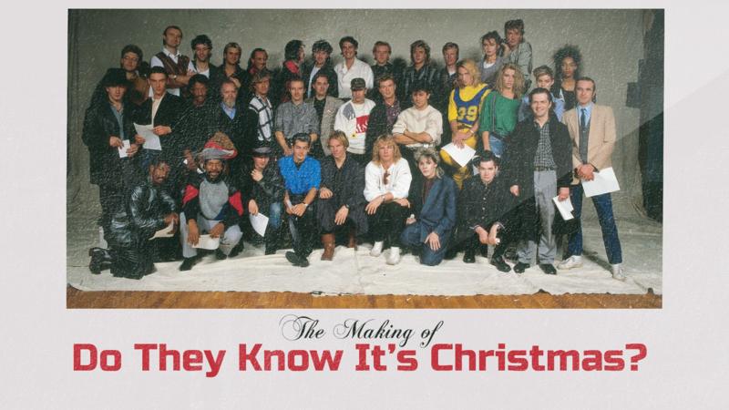 Unseen film footage from the making of 'Do They Know It’s Christmas?'