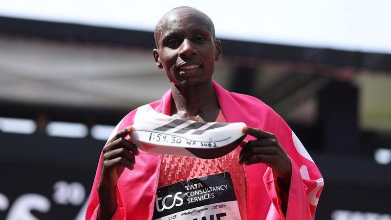 Lighter than a bar of soap: The 99g 'super shoes' Sabastian Sawe wore to shatter marathon record