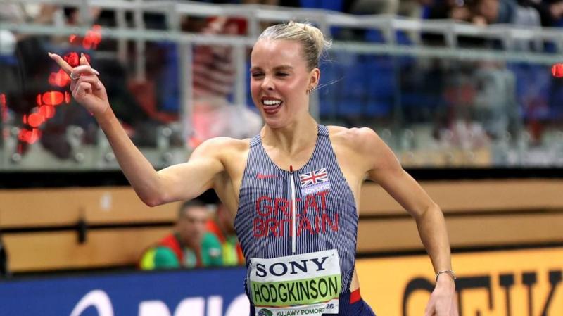 Hodgkinson wins first world indoor title