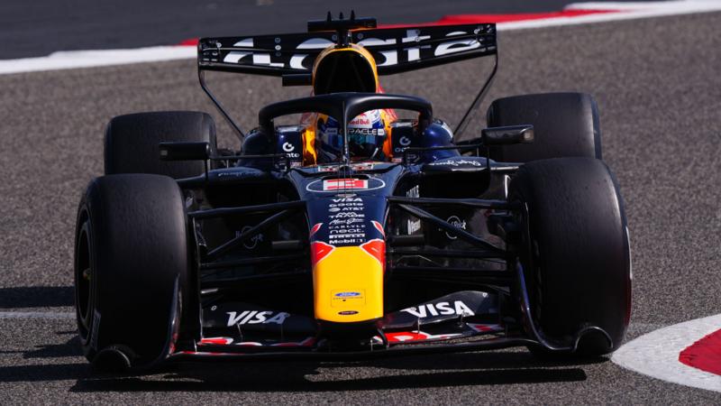 Verstappen fastest in first morning of Bahrain test
