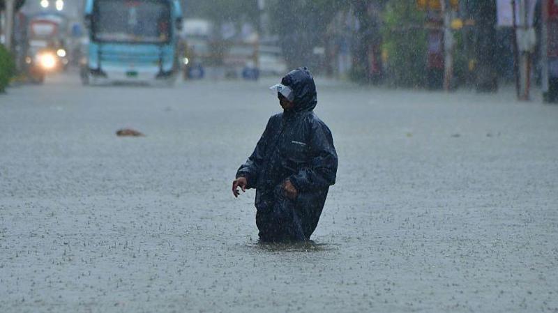 Heavy rain paralyses life in India's financial capital Mumbai