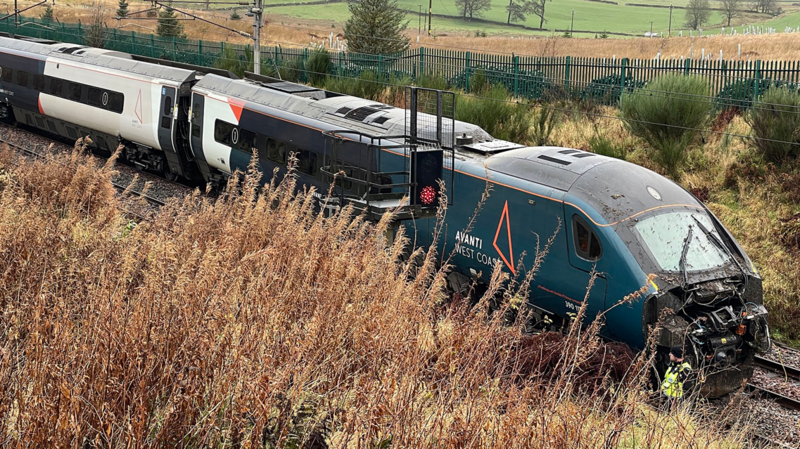 Second day of disruption after train derailment