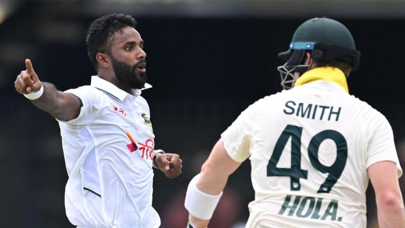 Bangladesh dominate Australia despite Smith reprieve