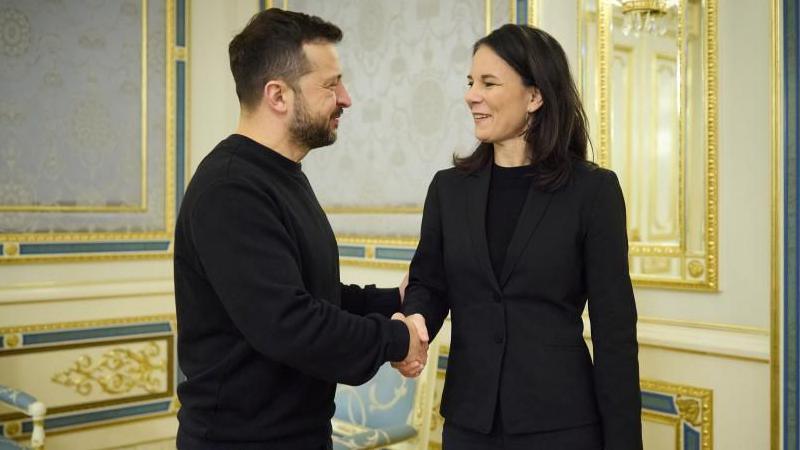 Annalena Baerbock, Germany's foreign minister, had just returned from a visit to Ukraine where she met President Zelensky