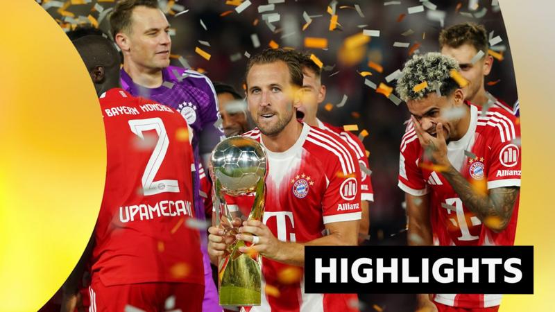 Kane, Diaz Sparkle as Bayern Clinches German Super Cup Victory