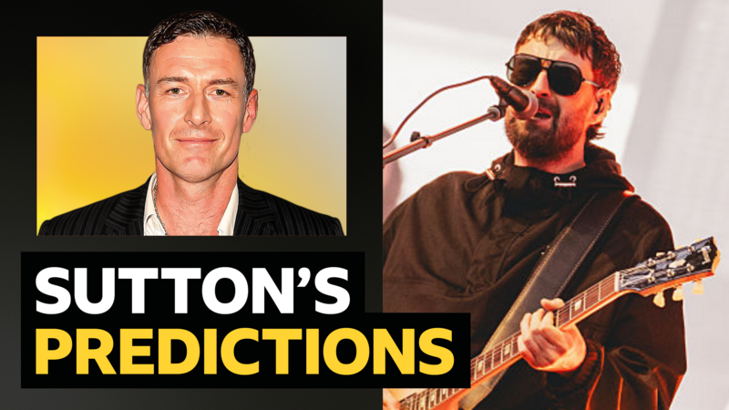 Sutton's opening weekend predictions v Courteeners frontman Liam Fray