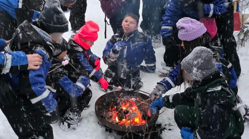 Boy, 11, who lost legs after abuse takes families to Lapland