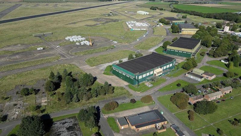 Aerial view of RAF Scampton near Lincoln