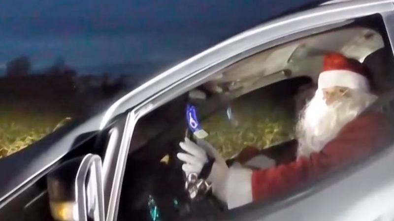 Ho Ho No! Santa pulled over for speeding in Ohio