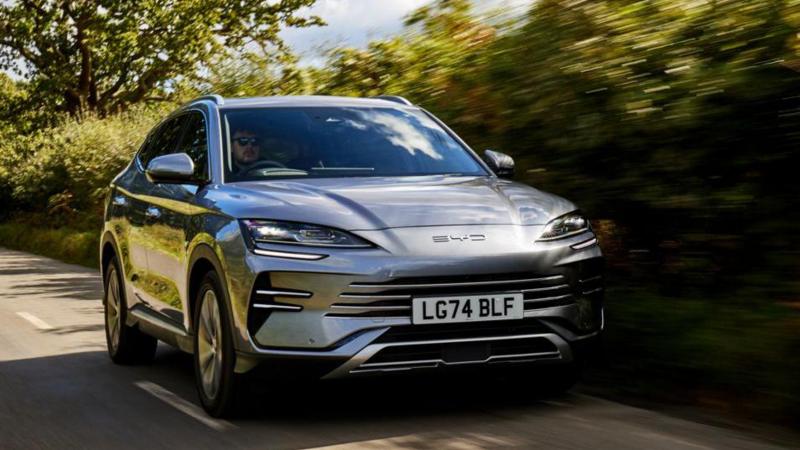 Chinese EV giant BYD sees UK sales soar by 880%