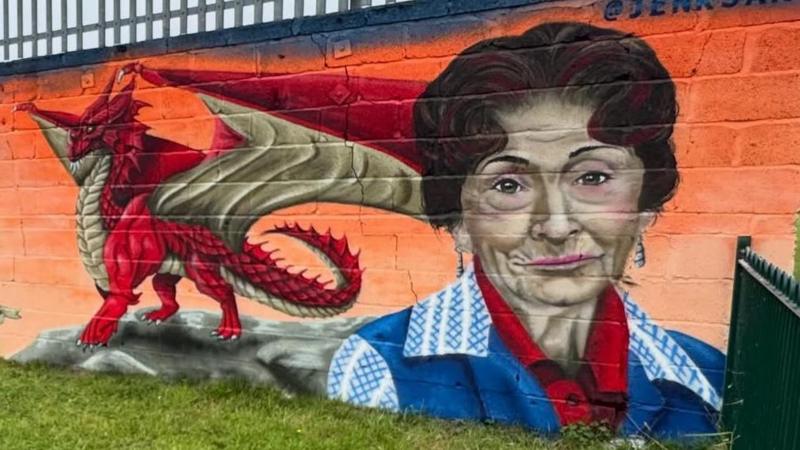 Why a mural of Eastenders legend Dot Cotton has appeared in a Welsh village