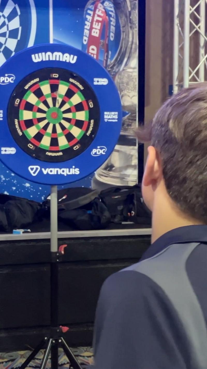 Playing darts helps students with maths