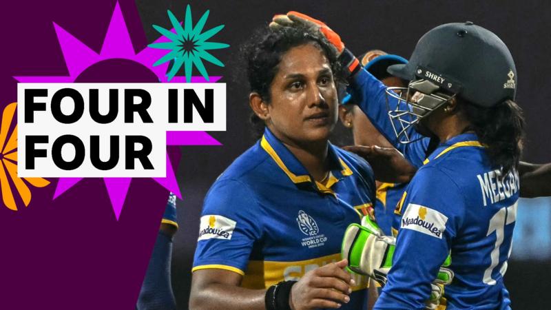 Sri Lanka take four wickets in four balls of final over against Bangladesh