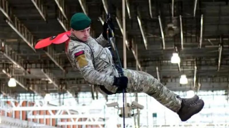 In pictures: Royal Marines abseil into Waterloo station to launch Poppy Appeal