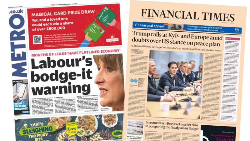 The Papers: Reeves eyes uni fees 'raid' and business Budget warning