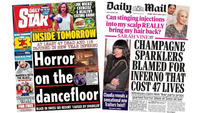 The Papers: 'Horror on the dancefloor' and 'Traitors twist'