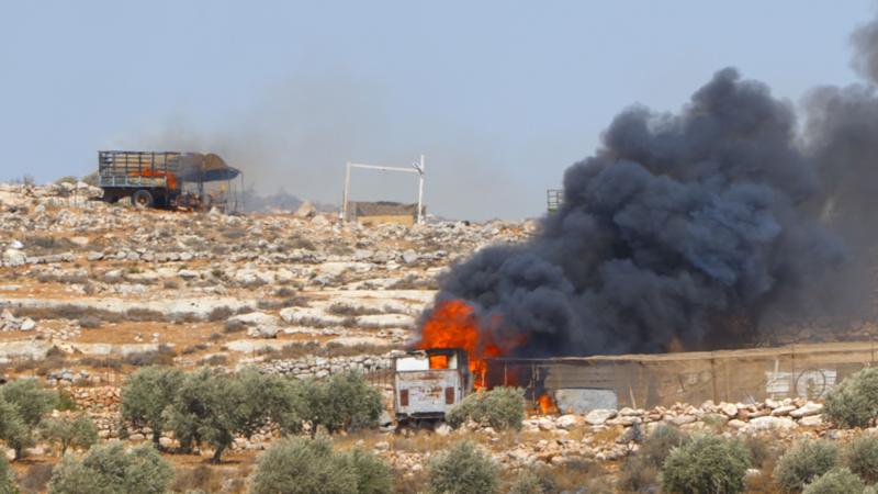 BBC witnesses settlers attack on Palestinian farm in West Bank