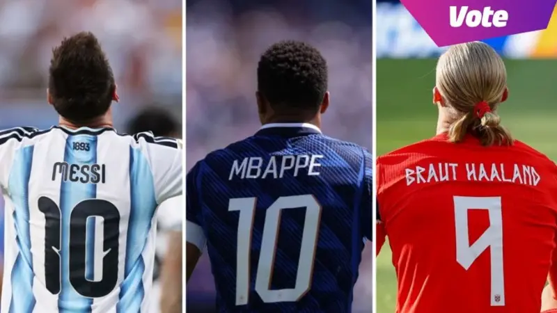 Messi, Mbappe and Haaland