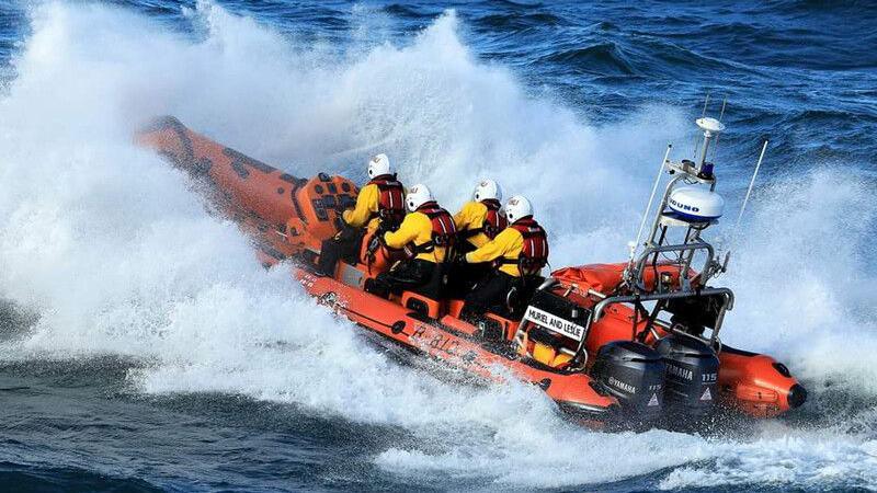 A Manx crew on the sea