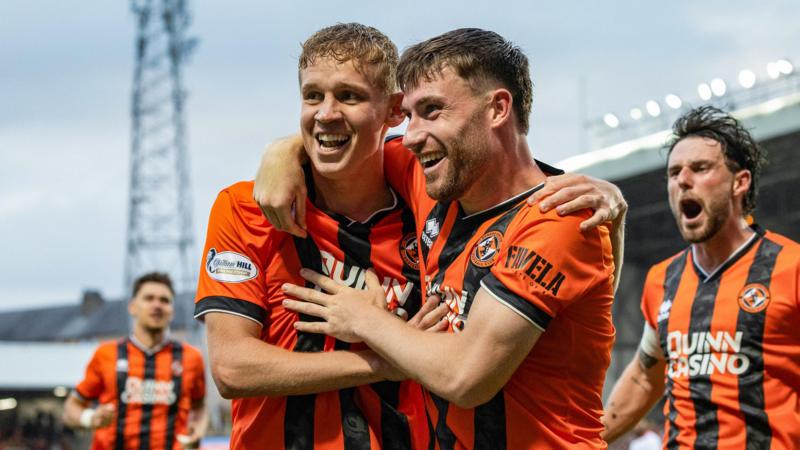 Live Thriller: Rapid Vienna vs Dundee United on BBC Scotland Now!