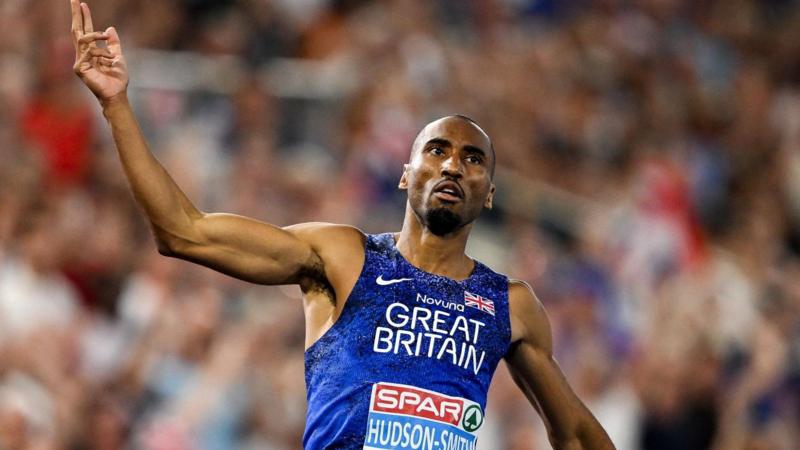 GB's Hudson-Smith wins historic 400m gold on home track
