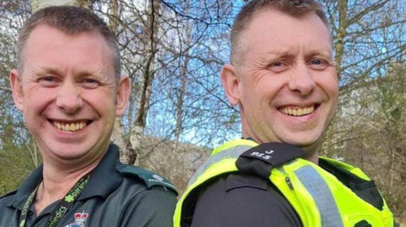 The twins who make people look twice at emergency callouts