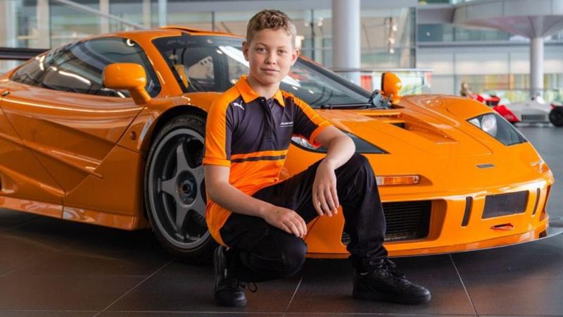 McLaren sign 11-year-old to young driver programme