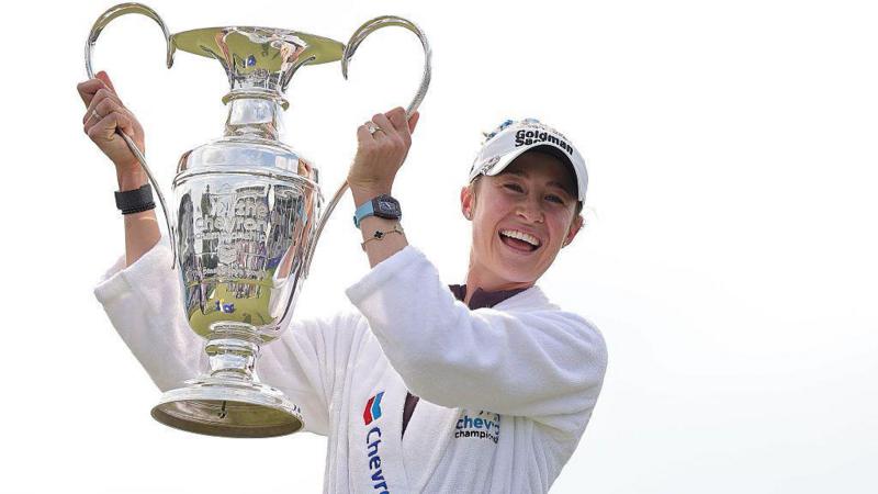 Korda returns to world number one with Chevron win