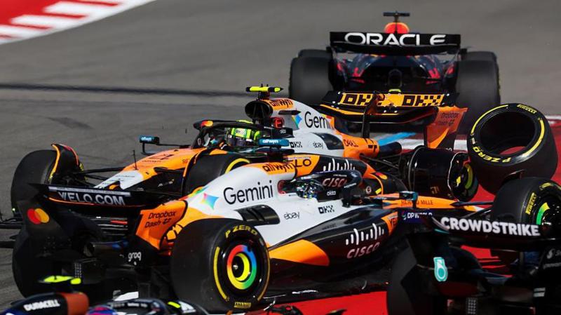 McLaren blame rivals for Piastri-Norris crash