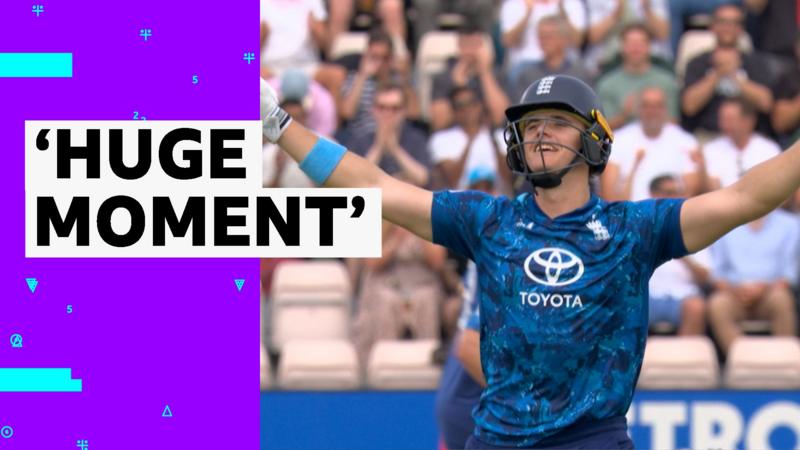 Bethell reaches first professional century with a boundary