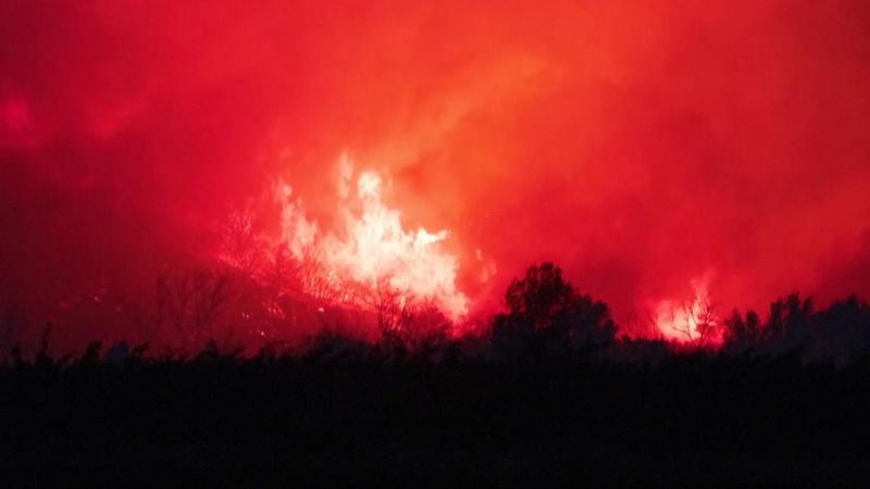 Deadly wildfire spreads in southern France