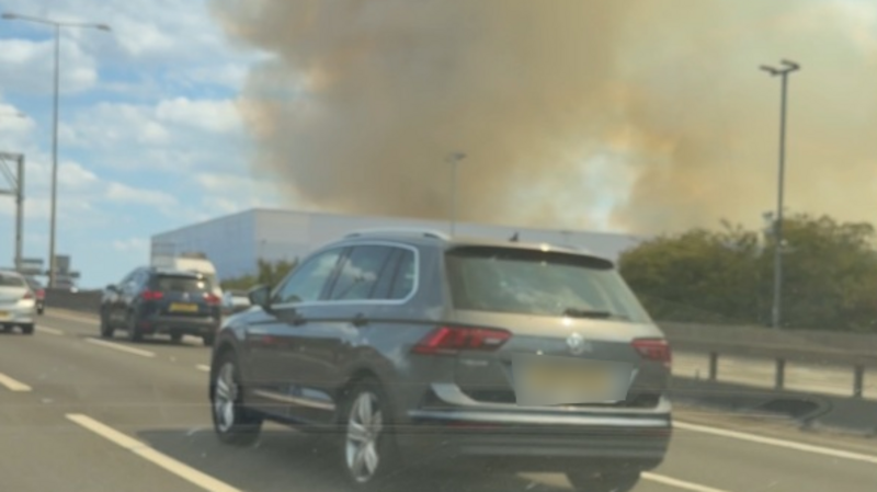Multiple trackside fires halt trains between London and Stansted Airport