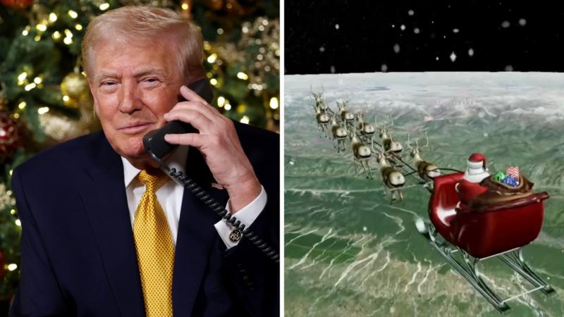 Where is Santa now? Trump answers kids' Christmas calls to Norad tracker
