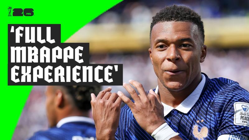 'Very, very special' - Mbappe opens the scoring against Senegal