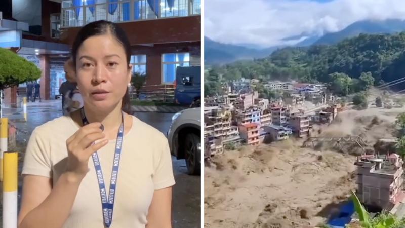 BBC visits hospital in Kathmandu as families wait for news