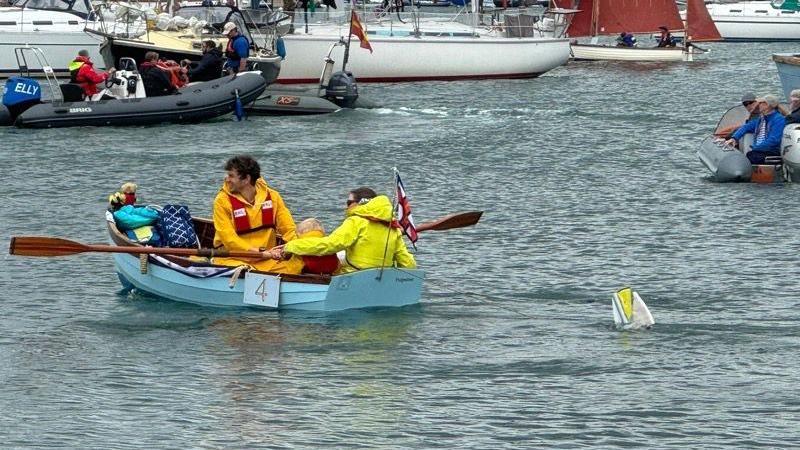 Boats on water in Falmouth