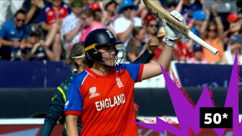 Sciver-Brunt hits fifty to give England hope in World Cup final