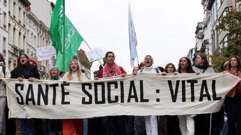 National strike hits Belgian public transport, airports and ships
