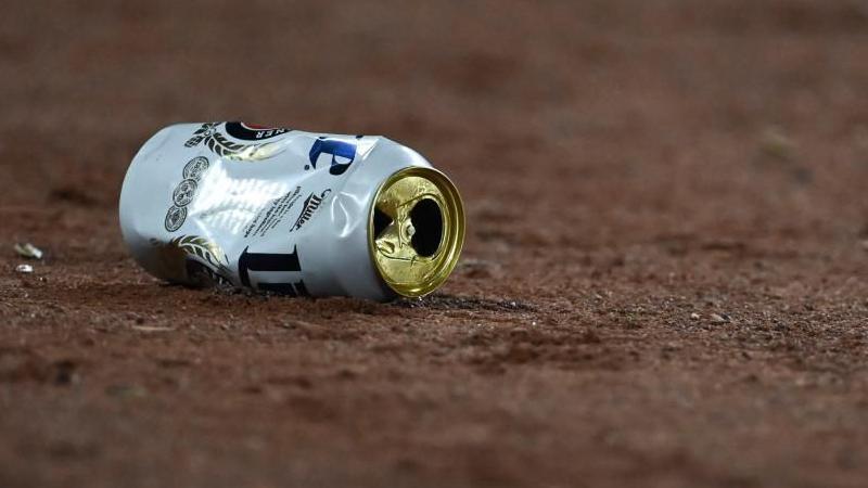 Beer car on floor