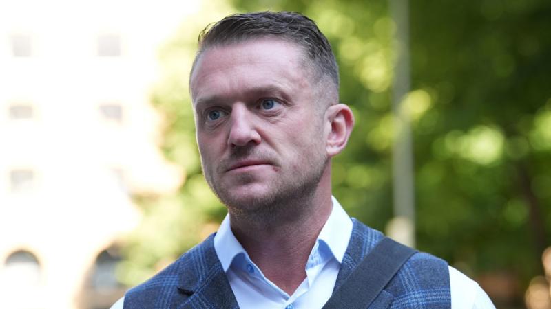 Tommy Robinson arrested in connection to assault